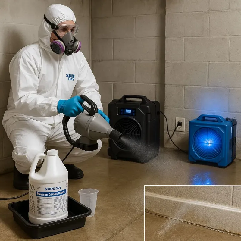 Sanitization and Odor Removal process in North Auburn, CA