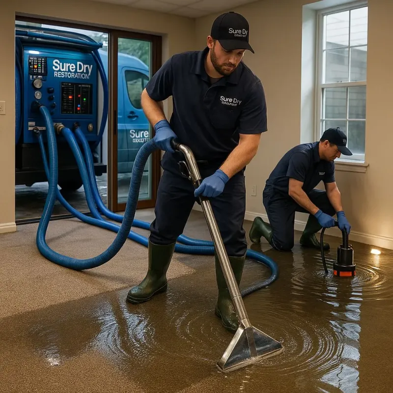 Water Extraction and Removal process in North Auburn, CA